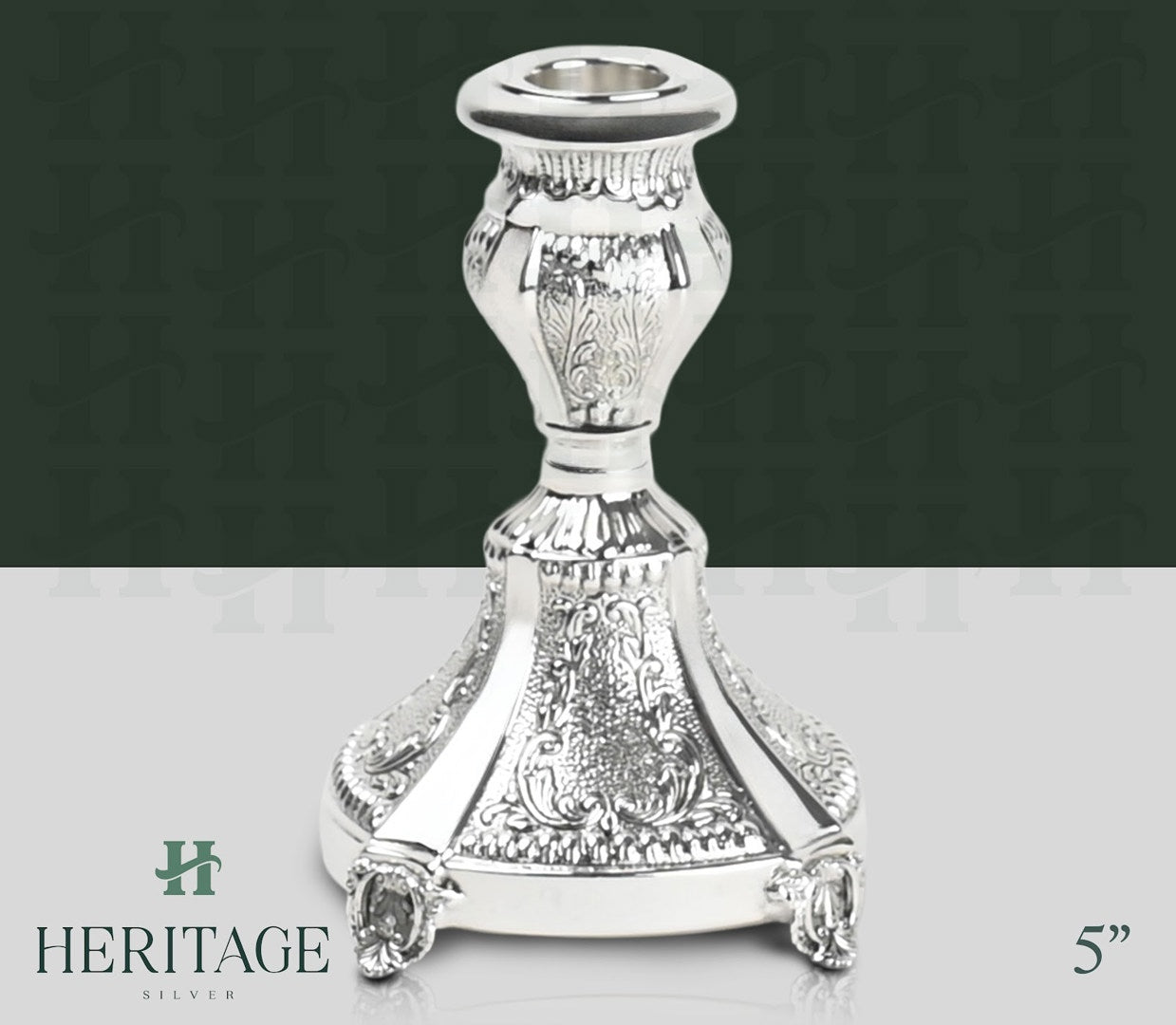 SMALL STAMPED CANDLESTICKS