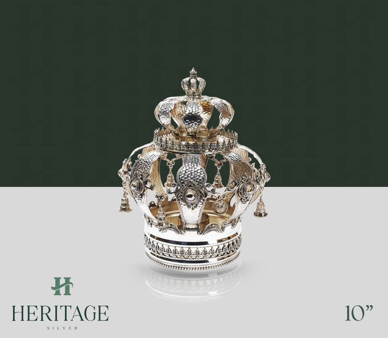 SILVER MEDIUM CROWN FOR SAFER TORAH