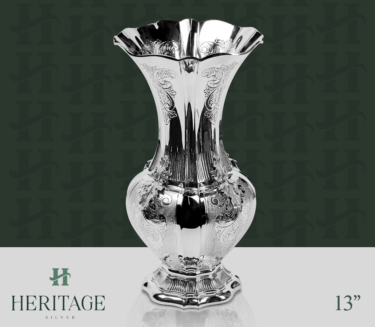 BELLAGIO DECORATED VASE WITH HANDLES