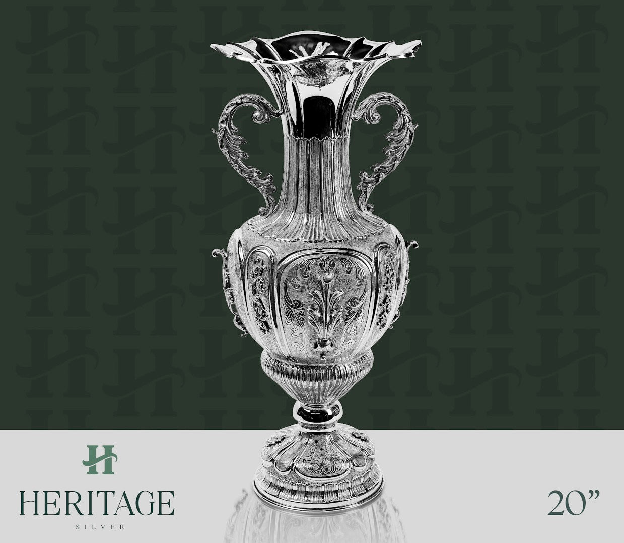 LARGE VASE WITH HANDLE
