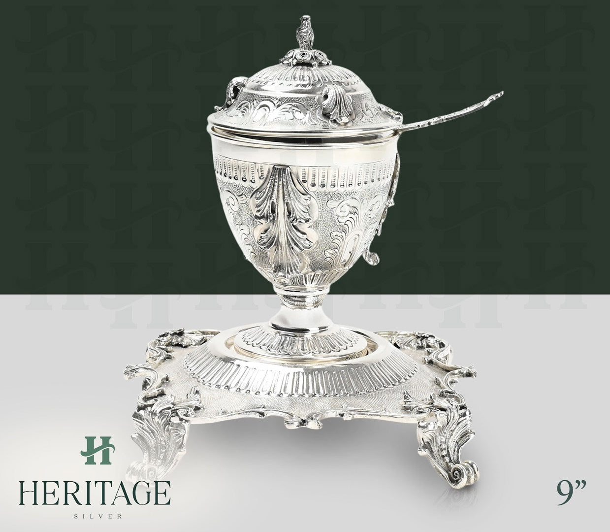 SIENA HONEY DISH WITH TRAY