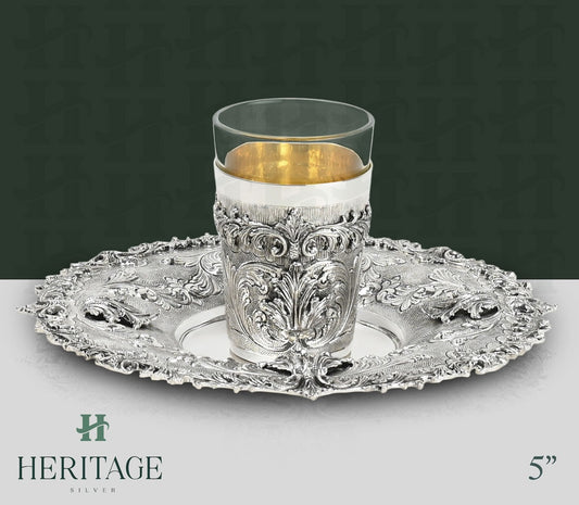 MILANESE BECHER SET WITH GLASS