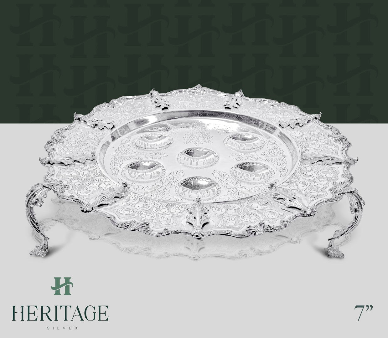 SEDER PLATE ON LEGS