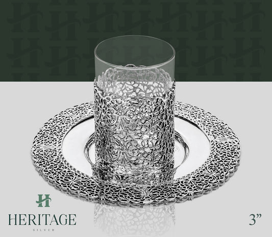 Becher With Glass – Heritage Silver