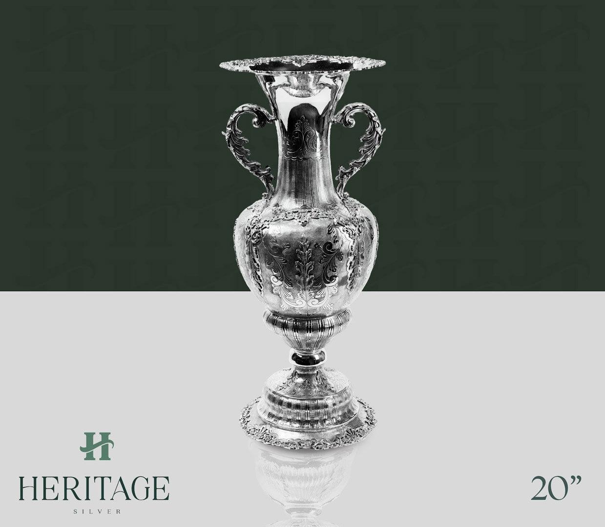 VSS1-TRNH2-52 LARGE VASE WITH HANDLE