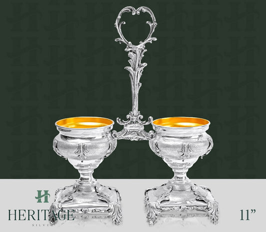 DOUBLE SALT HOLDER ON BASE