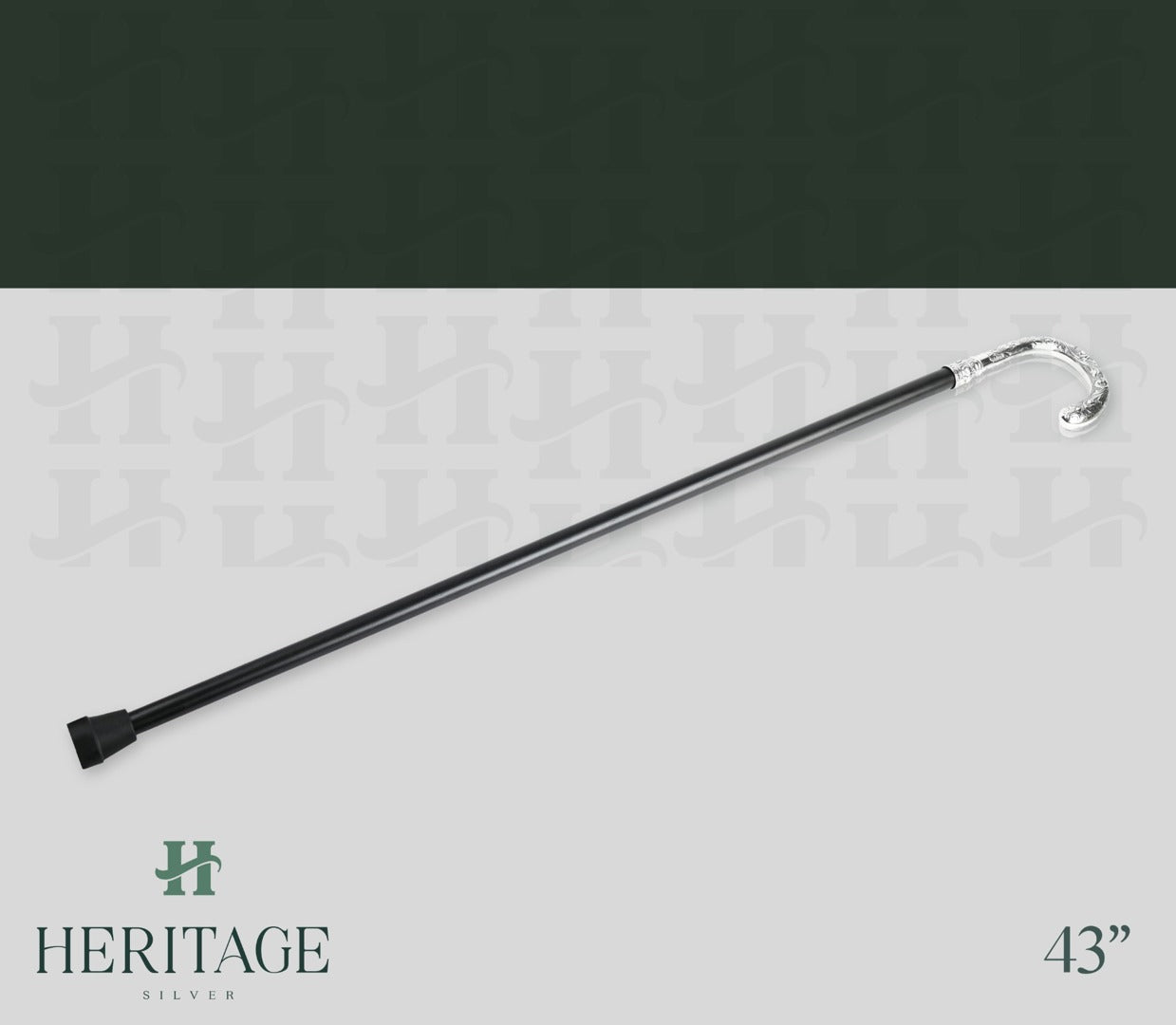 ROUND CHASED HANDLE CANE