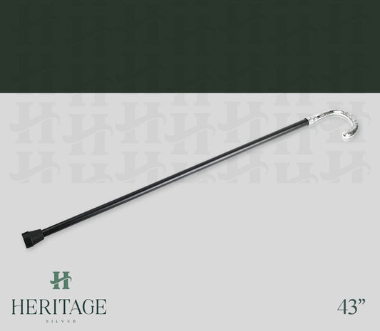 ROUND CHASED HANDLE CANE