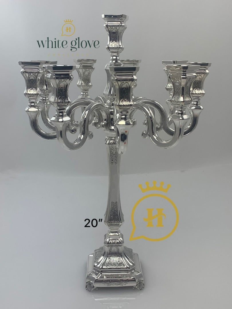 COMINO DECORATED 12 LIGHT CANDELABRA