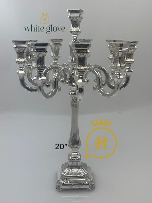 COMINO DECORATED 12 LIGHT CANDELABRA
