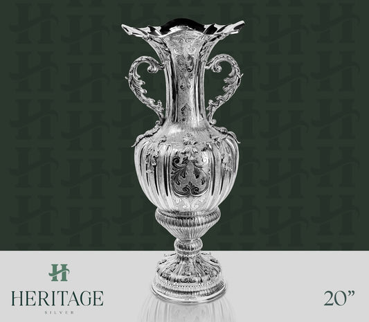 LARGE VASE WITH HANDLE