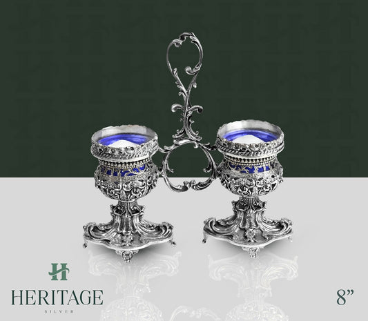 HEAVY DOUBLE SALT HOLDER