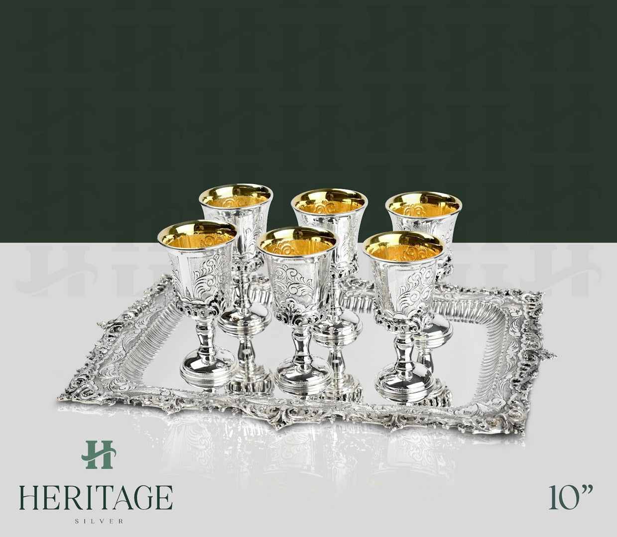 MILANESE 6 CUP WHISKY SET