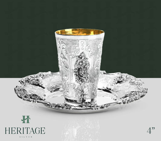 ITALY CHASED CASTED BECHER SET