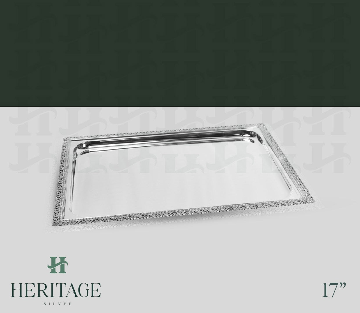 ITALY LACE CASTED CANDLESTICK TRAY