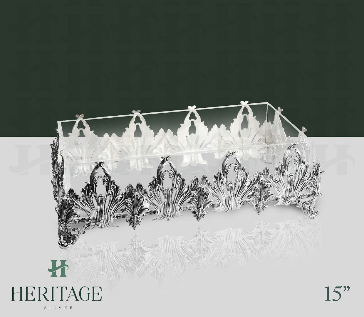 FLAT VASE WITH GLASS