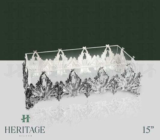 FLAT VASE WITH GLASS