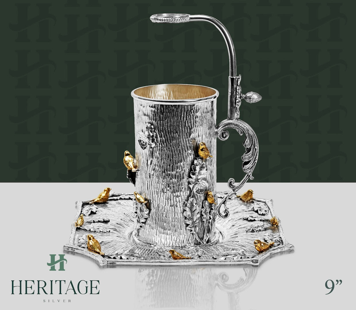 BIRD GOLD WINE HOLDER