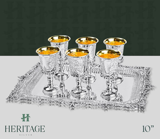 MILANESE 6 CUP WHISKY SET