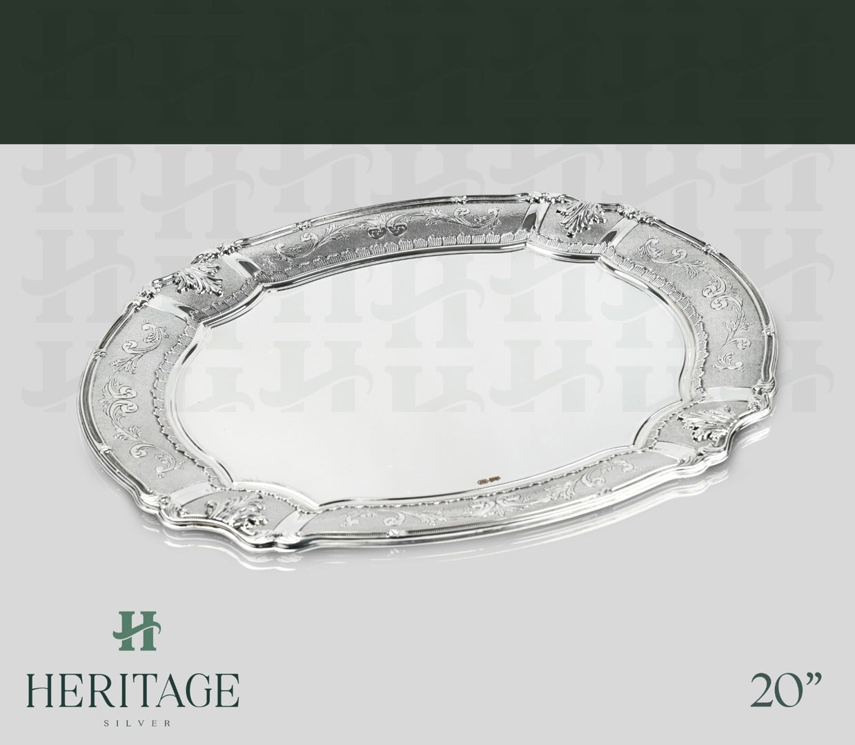 Candlestick Tray – Heritage Silver