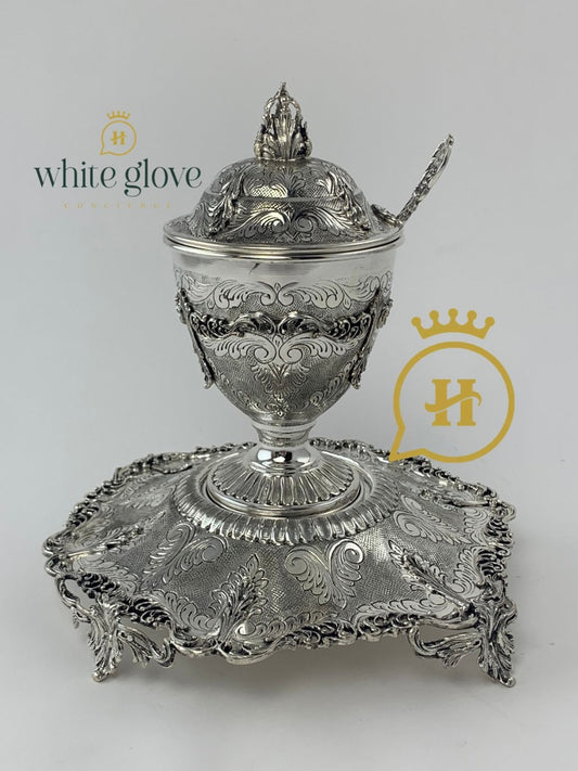 MODENA SMALL HONEY DISH WITH TRAY