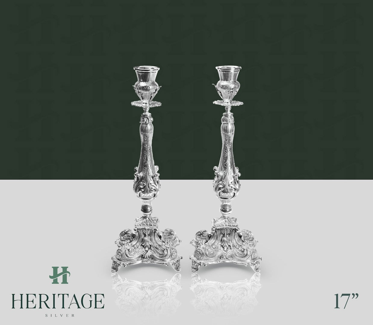 VERONA HEAVY CASTING CANDLESTICKS