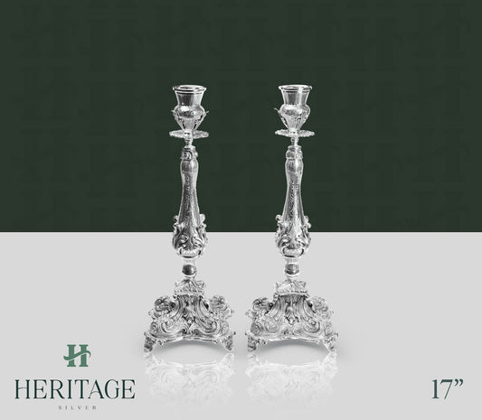 VERONA HEAVY CASTING CANDLESTICKS