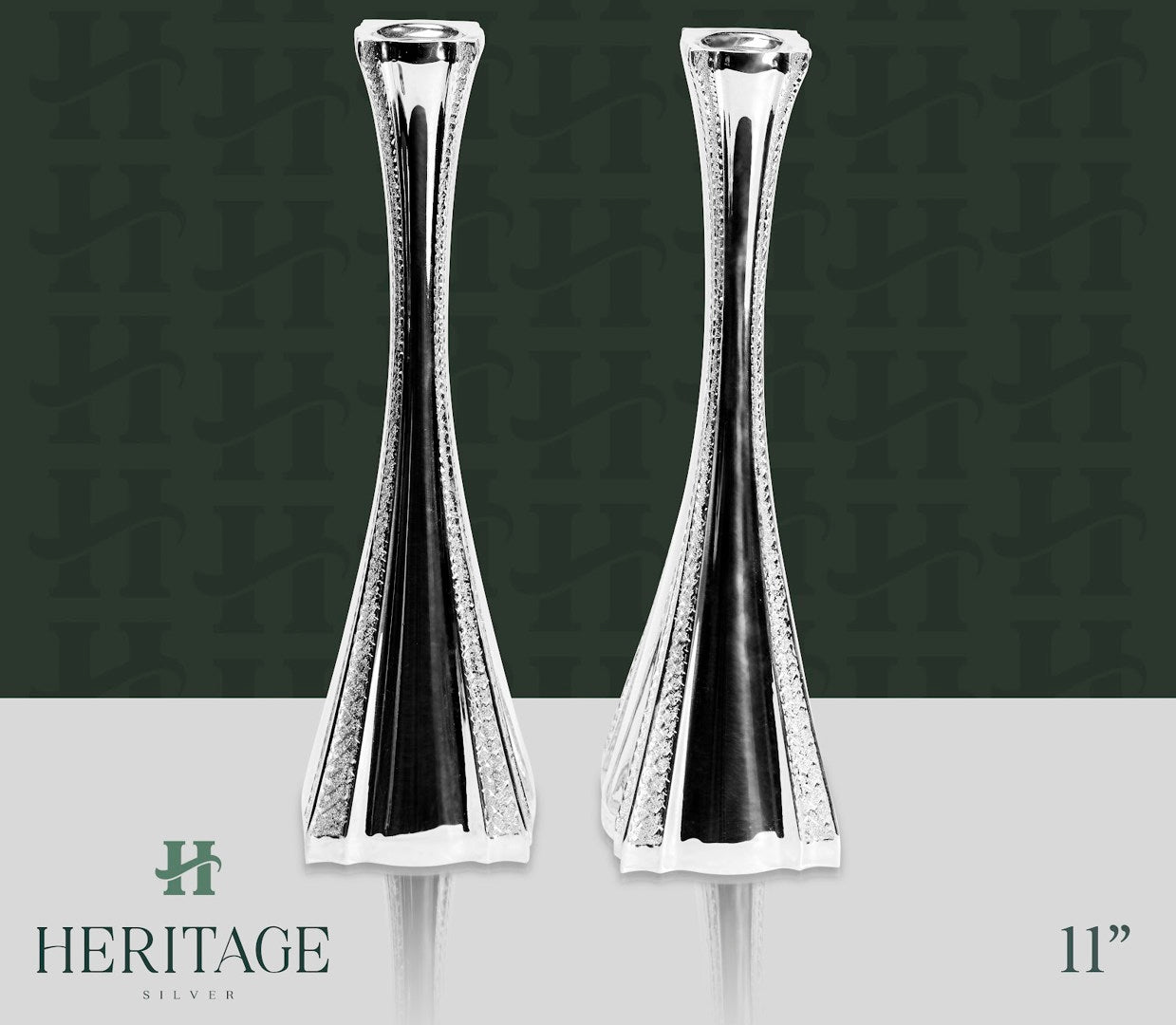 DAIMOND CUT CANDLESTICKS