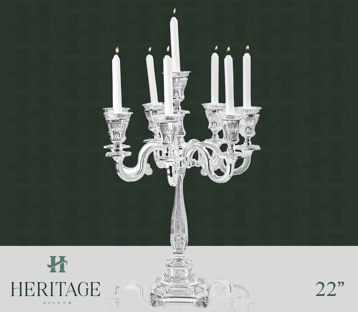 BAKIO CHASED 8 LIGHT CANDELABRA