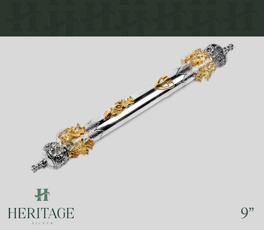 GOLD LEAF MEZUZAH HOLDER