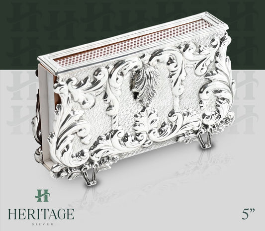 LEAF STAMPED MATCH BOX