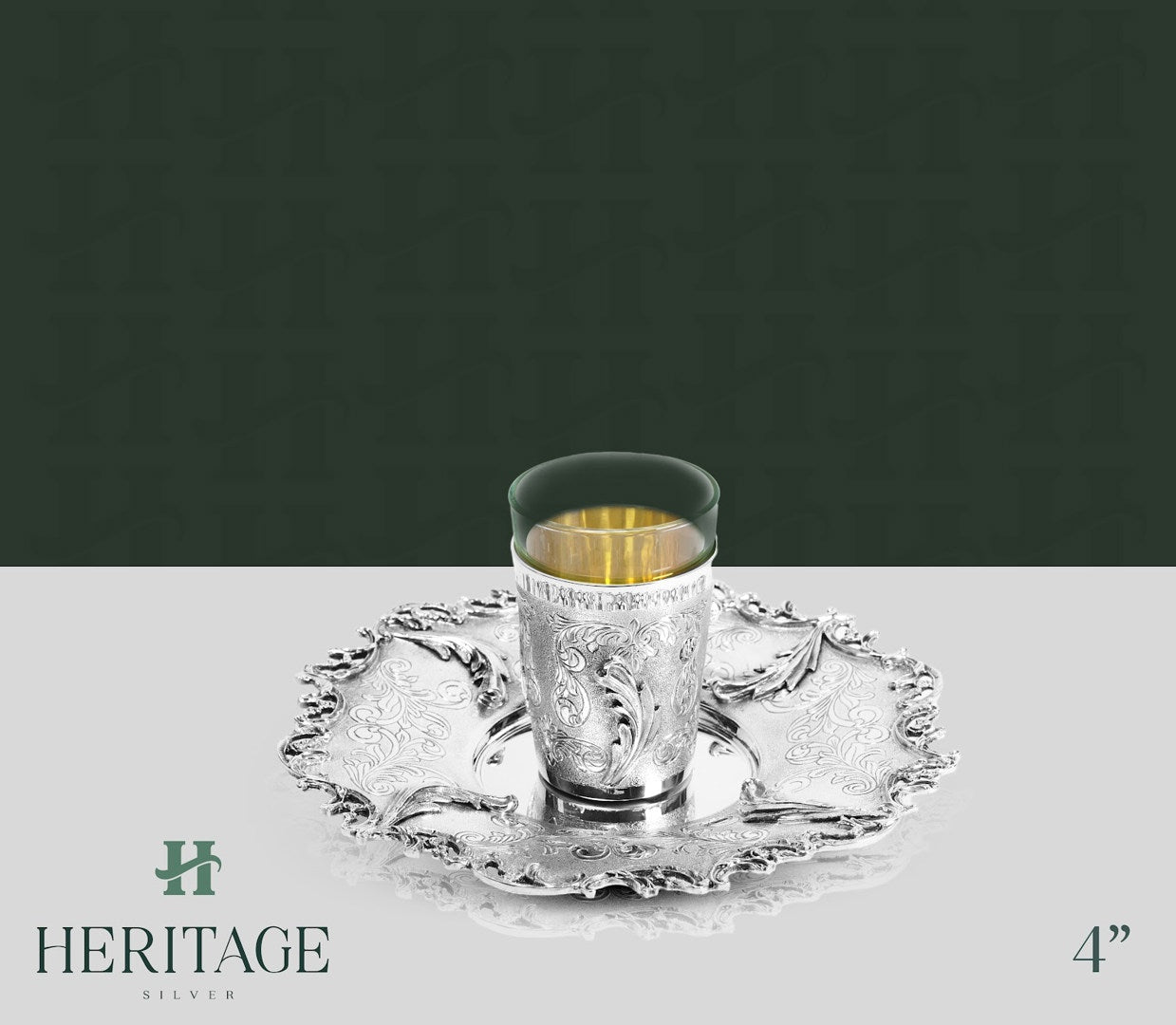 BECHER SET WITH GLASS