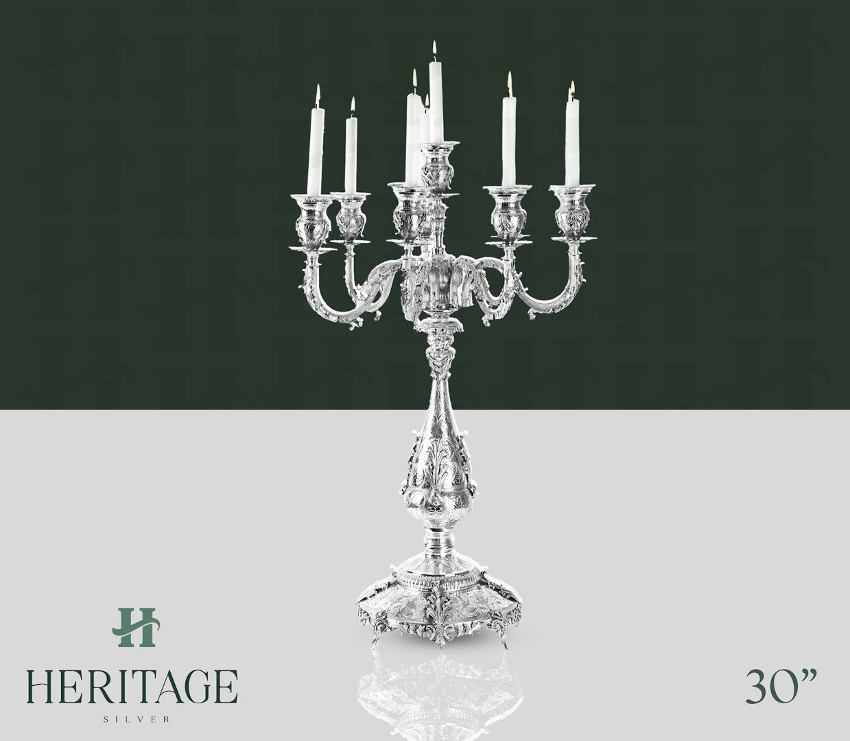 JERUSALEM 10 LIGHT CANDELABRA