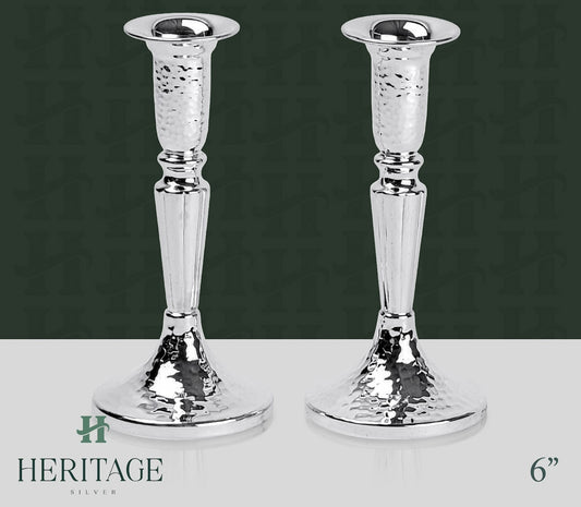 HAMMERED SMALL CANDLESTICKS