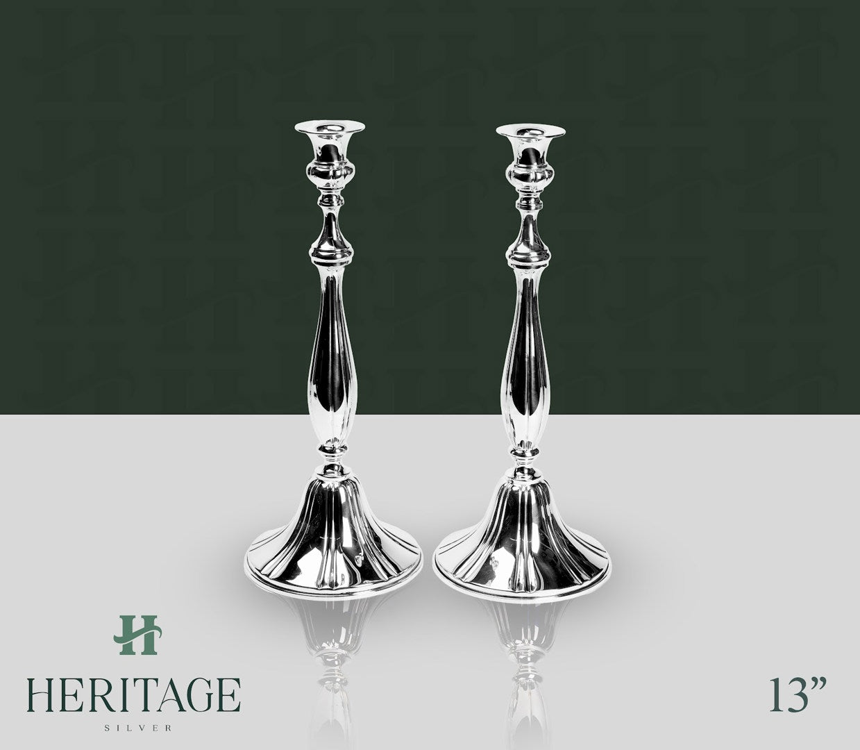 SHINY ROUND CANDLESTICKS