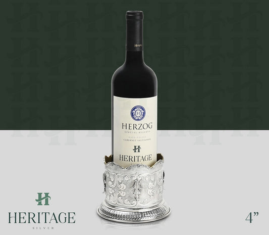 ORNATE FLOWING DEASIGN WINE BOTTLE COASTER