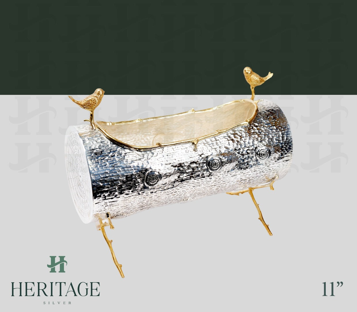 BIRD FLAT VASE ON LEGS