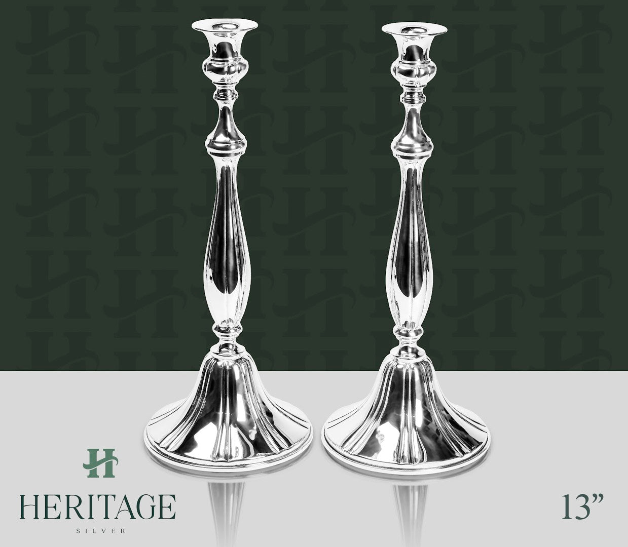 SHINY ROUND CANDLESTICKS