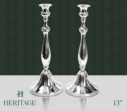 SHINY ROUND CANDLESTICKS