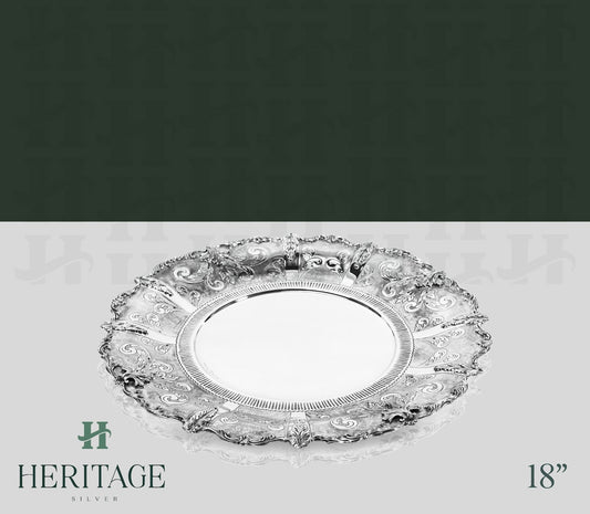 SALERNO ROUND CANDELABRA TRAY