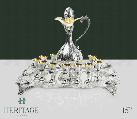 WHISKY SET WITH TRAY