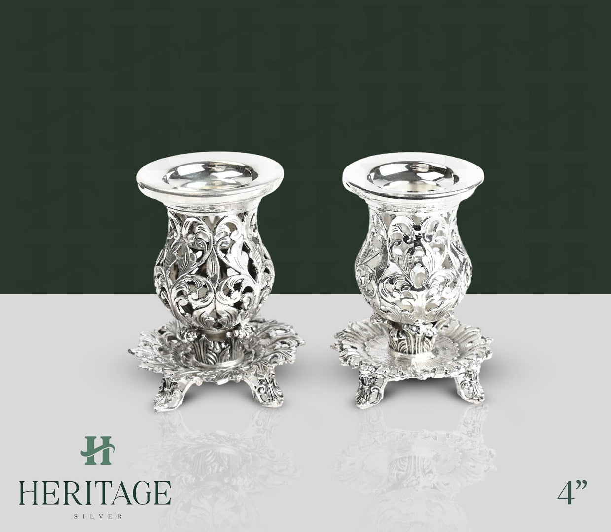 LACE MINI CANDLESTICKS