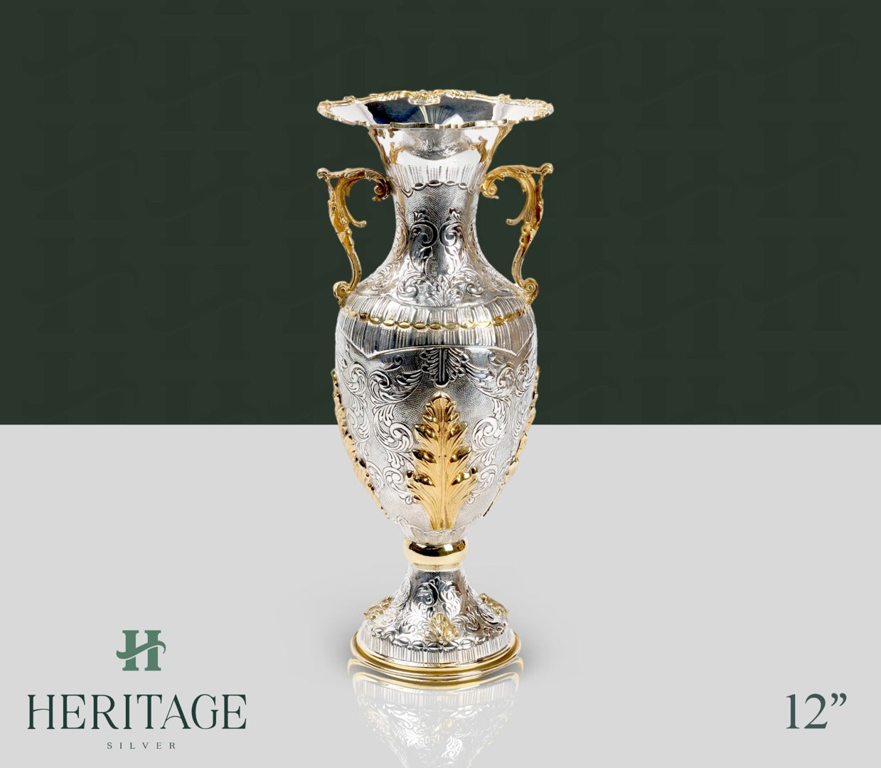 MAYORKA GOLD VASE WITH HANDLE