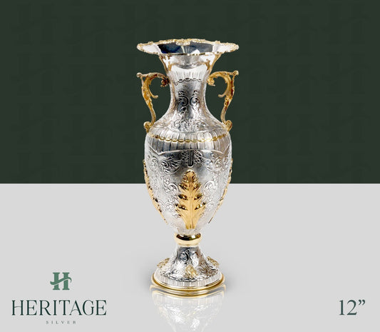 MAYORKA GOLD VASE WITH HANDLE