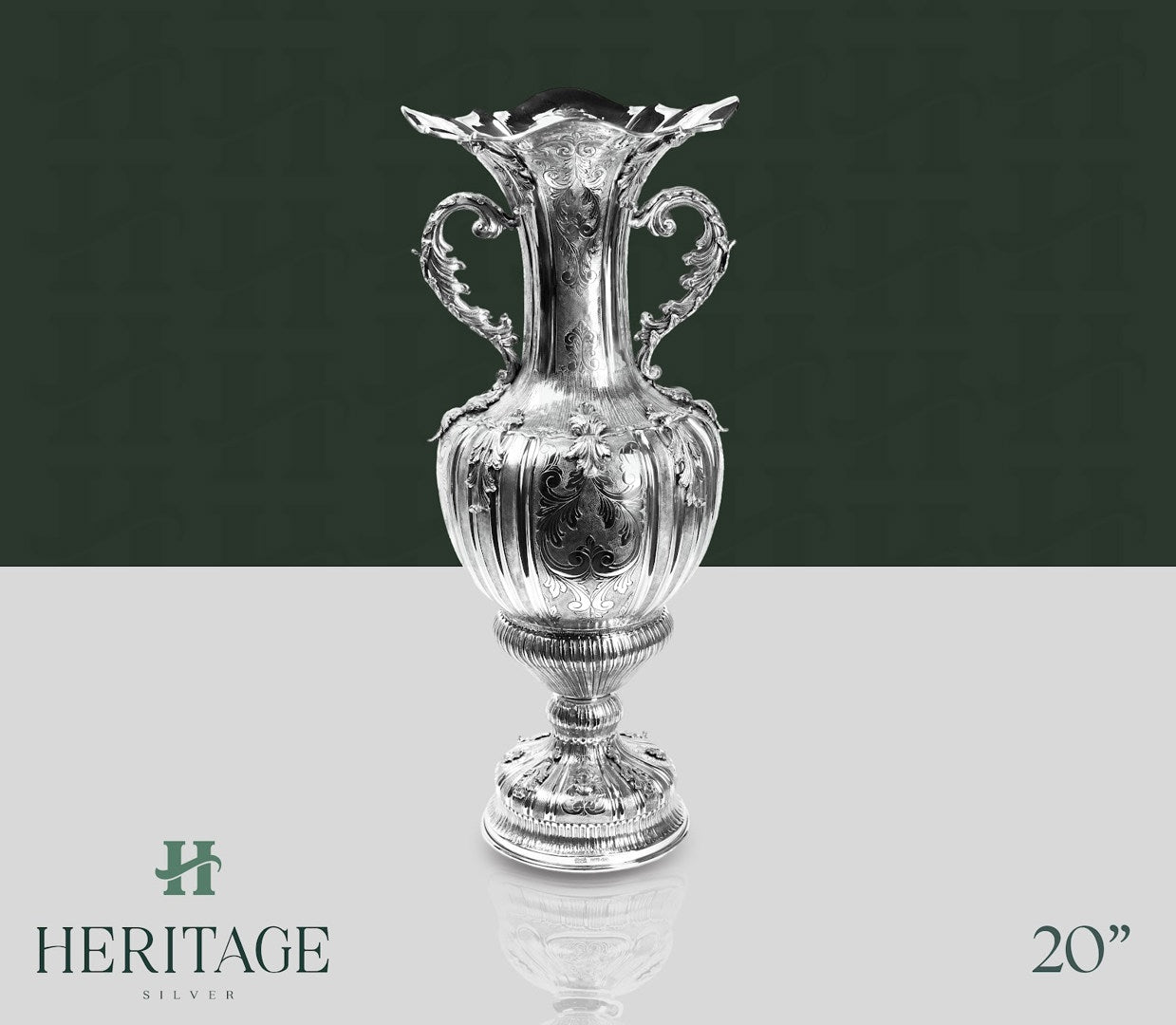 LARGE VASE WITH HANDLE