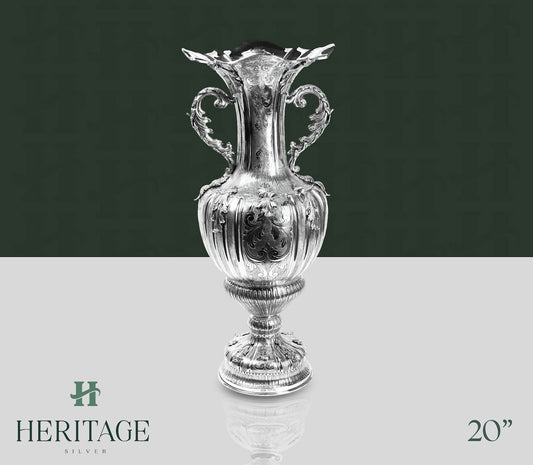 LARGE VASE WITH HANDLE