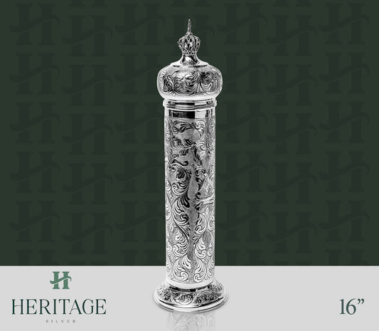 12 IN CHASED MEGILLAH HOLDER