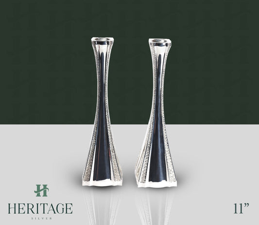 DAIMOND CUT CANDLESTICKS