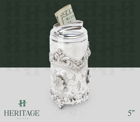 MILANESE ROUND TZEDUKAH BOX