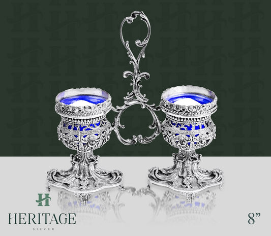 HEAVY DOUBLE SALT HOLDER